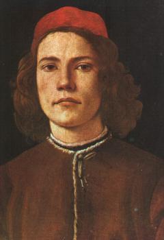 桑德羅 波提切利 一個年輕人的肖像